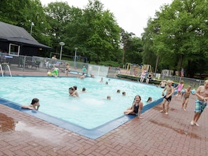 Pool - Holiday Lodge in Staphorst With Pool Access (IJhorst)