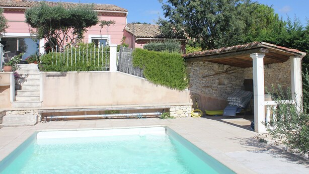 Exterior - Provencal Villa With Private Pool and Beautiful View on the Vineyards (Rochefort-du-Gard)