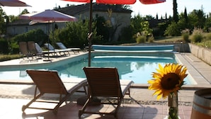 Outdoor pool - Superb Cottage With Swimming Pool in Fayssac France (Fayssac)