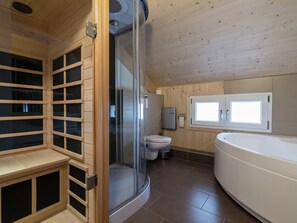 Chalet | Badkamer | Een haardroger