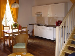 Dining - Former Coach House in Castle With Park, Large Swimming Pool in North Ardèche (Saint-Prix)