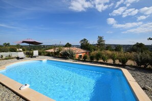 Villa | Exterior - Impressive Villa Overlooking the Hill (Joyeuse)