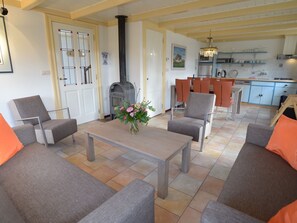 Living room - House in Former Fishing Village (Oosterend)