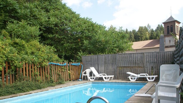 House | Pool | Outdoor pool - Holiday Home in the Forest With Private Swimming Pool and Playground Equipment (Les Rouges-Eaux)