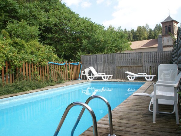 House | Pool | Outdoor pool - Holiday Home in the Forest With Private Swimming Pool and Playground Equipment (Les Rouges-Eaux)