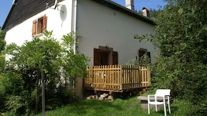 Exterior - Holiday Home in the Forest With Private Swimming Pool and Playground Equipment (Les Rouges-Eaux)
