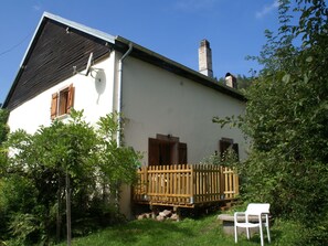 Exterior - Holiday Home in the Forest With Private Swimming Pool and Playground Equipment (Les Rouges-Eaux)