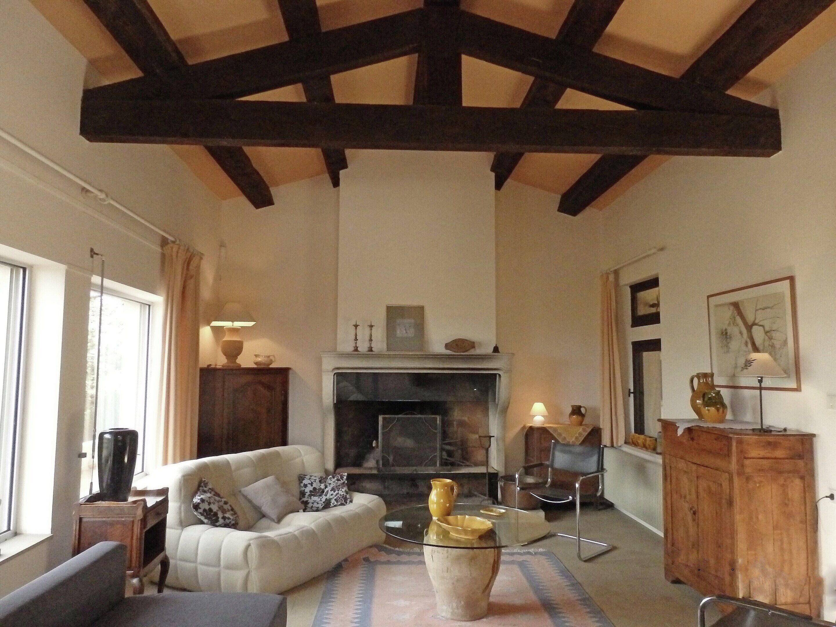 Villa | Living room | Fireplace