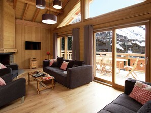 Chalet | Living room - Chalet in Les 2 Alpes Near Ski Piste (Les Deux Alpes)