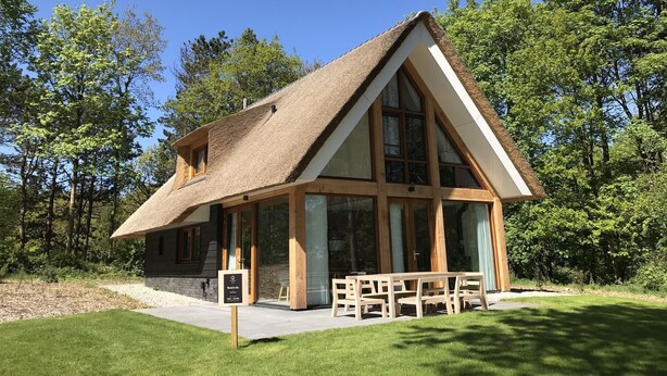 Exterior - Beautiful Designed Sauna Villa, in National Park De Hondsrug (Exloo)