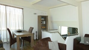 House | Living room | DVD player - Nice Holiday Home With a Private Jetty, in Lemmer (Lemmer)
