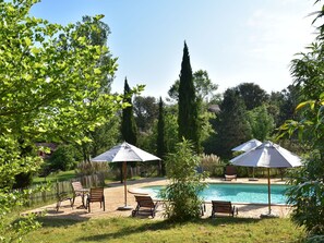 Outdoor pool - Secluded Holiday Home in Saint-cirq-madelon With Terrace (Nabirat)