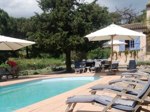 Outdoor pool - Villa and Heated Pool in Sainte Maxime (Sainte-Maxime)