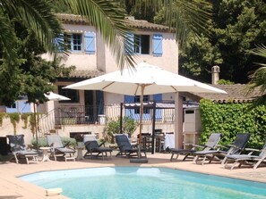 Exterior - Villa and Heated Pool in Sainte Maxime (Sainte-Maxime)