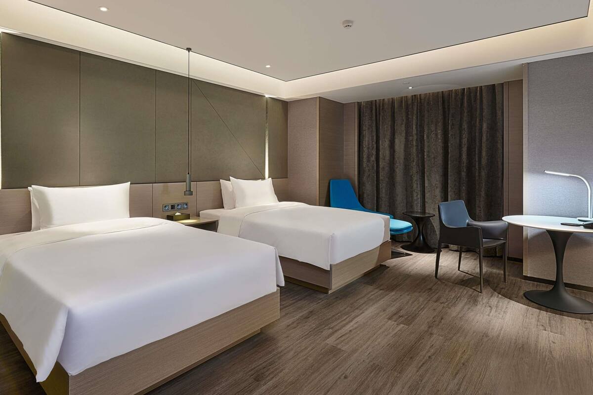 Family Room, 2 Double Beds (Classic) | Free WiFi, bed sheets