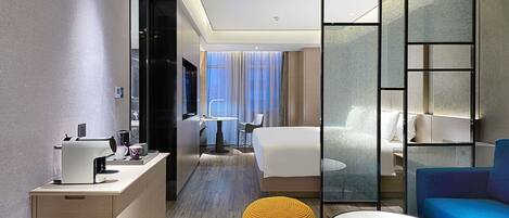 Privilege, ห้องพัก, เตียงคิงไซส์ 1 เตียง | Wi-Fi ฟรี, ผ้าปูที่นอน