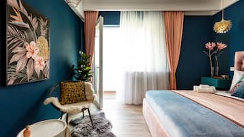 Apartamento luxo, 3 quartos, banheiro privativo, vista para a cidade | 3 quartos, roupas de cama premium