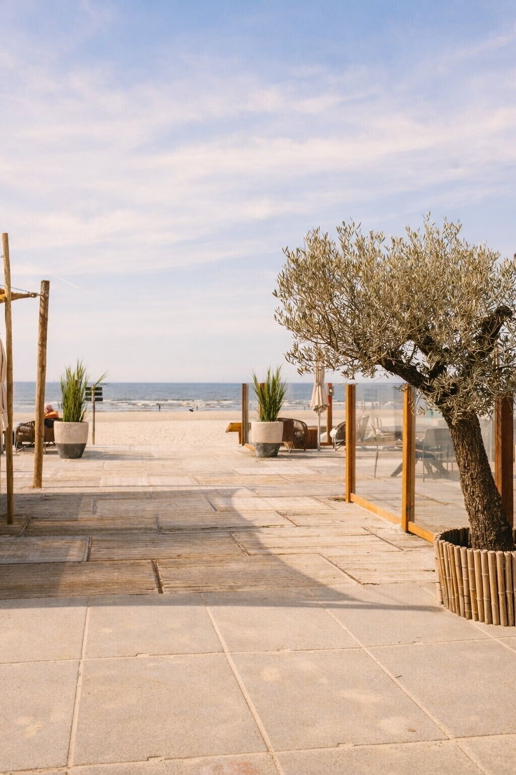 Una spiaggia nelle vicinanze