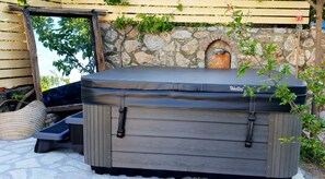 Terrace/patio - Private Pool Country Cottages (Poros)