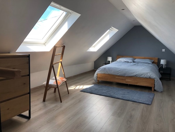 1 bedroom, iron/ironing board