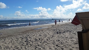 Tæt på stranden