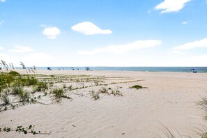 On the beach