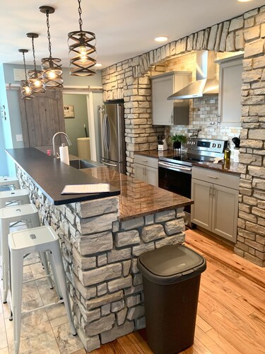 Lakefront 6 Bedroom Home on Beautiful Nettle Lake with Outdoor Tiki Bar !! 