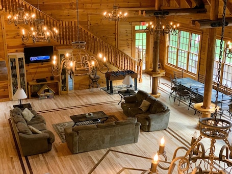 Área de sala de estar. Elk Springs Resort
