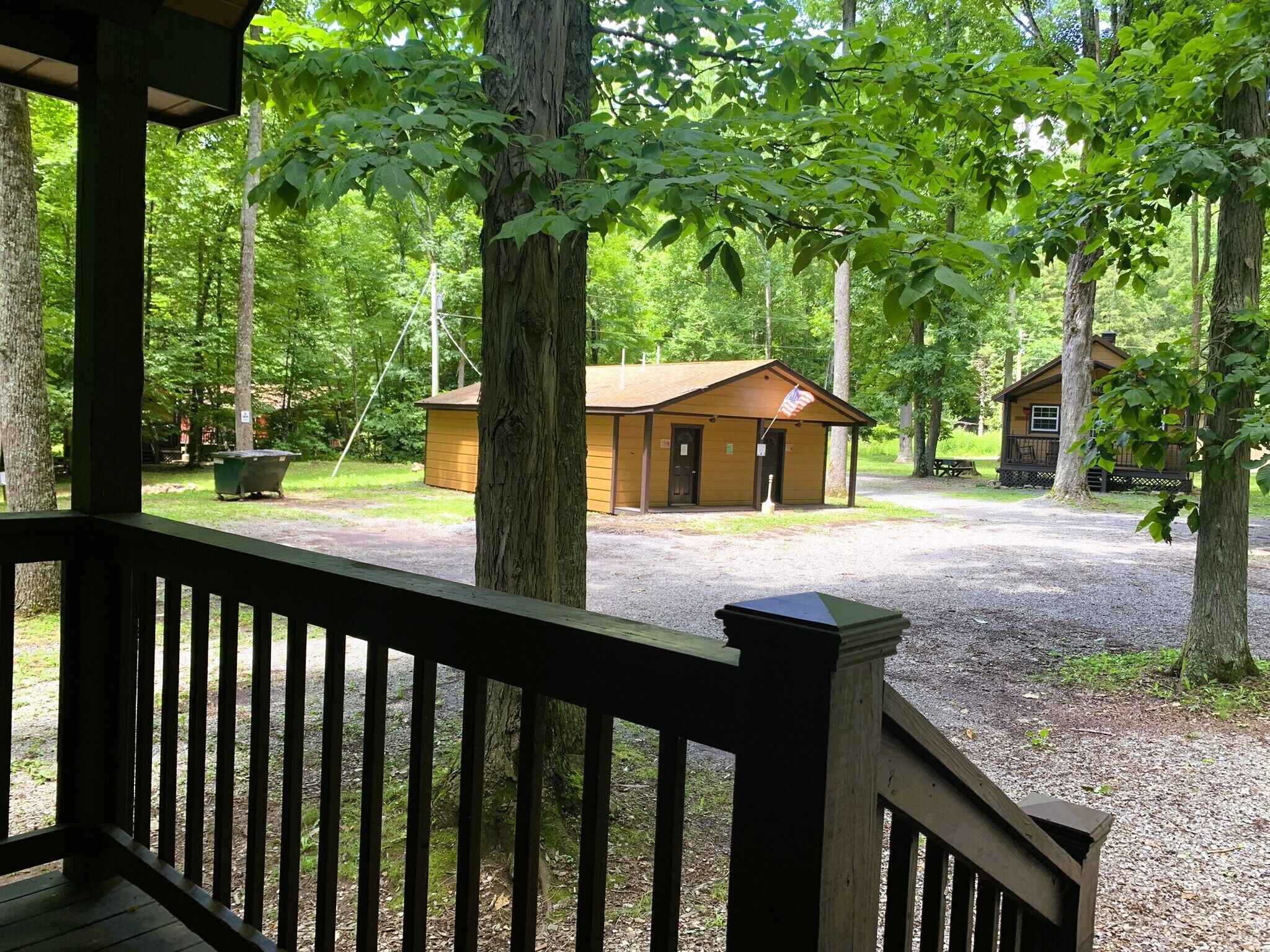 The Ellie May Maxi Primitive Cabin - bathhouse 50 feet away ( No Pets) | Utsikt från rummet