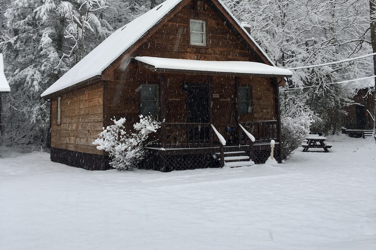 Familie huisje, uitzicht op rivier | Beddengoed