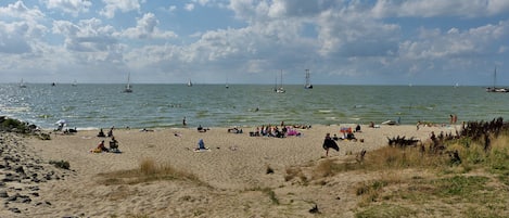 On the beach