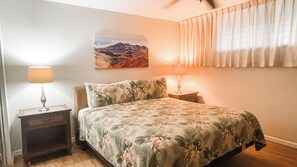 2 bedrooms, iron/ironing board, free WiFi, bed sheets