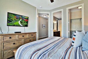 4 bedrooms, desk, iron/ironing board, free WiFi