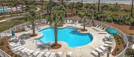 Piscina externa, piscina aquecida