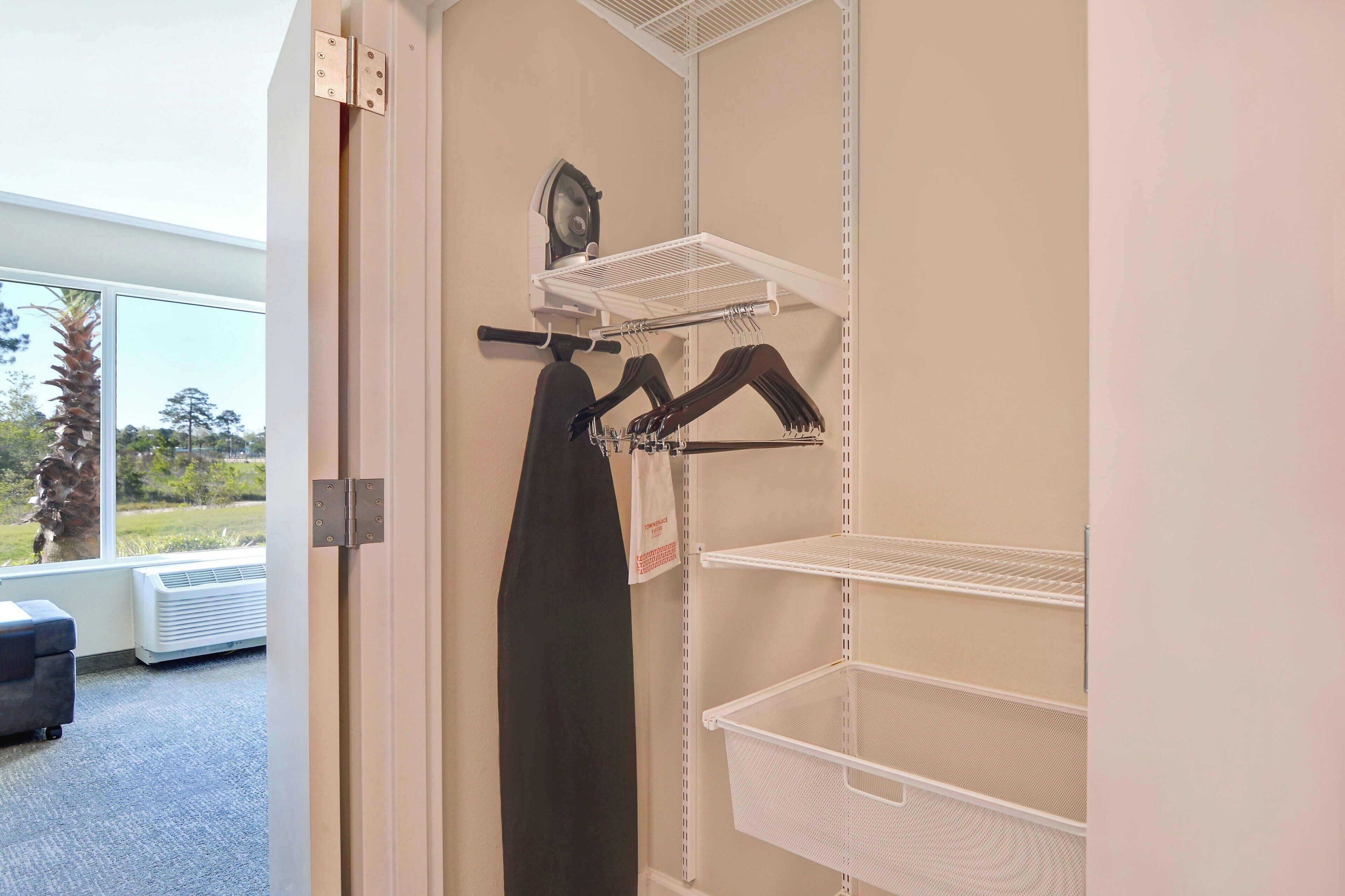 1 bedroom, desk, laptop workspace, blackout curtains