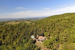 منظر من الجو على ارتفاع عالٍ