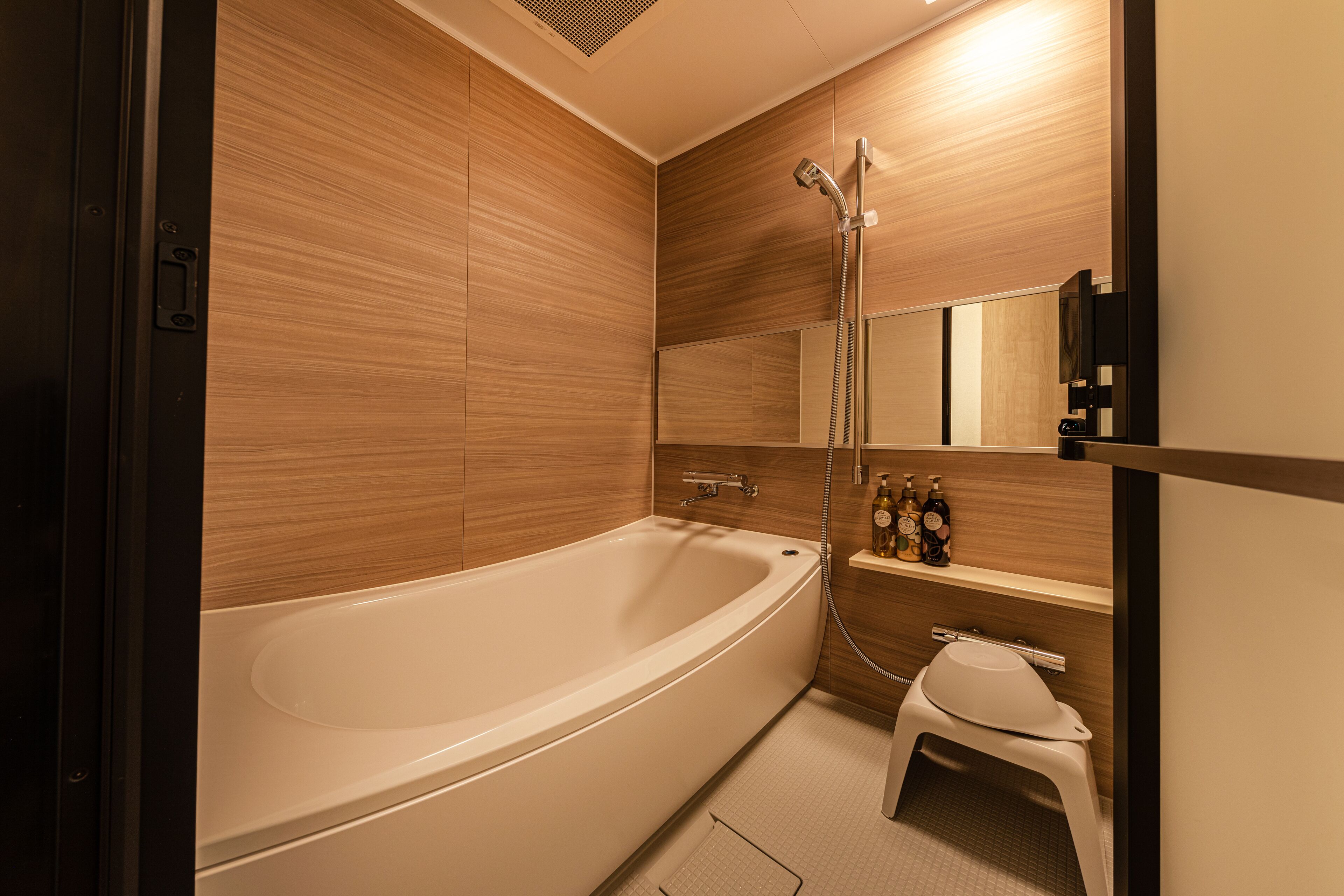 superior twin room (sofa bed, 3 adults use) | bathroom | free toiletries, hair dryer, slippers, electronic bidet