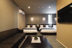 Standard Room, Non Smoking (B) | Desk, free WiFi, bed sheets - Grand Base Yakuin Odori (Fukuoka)