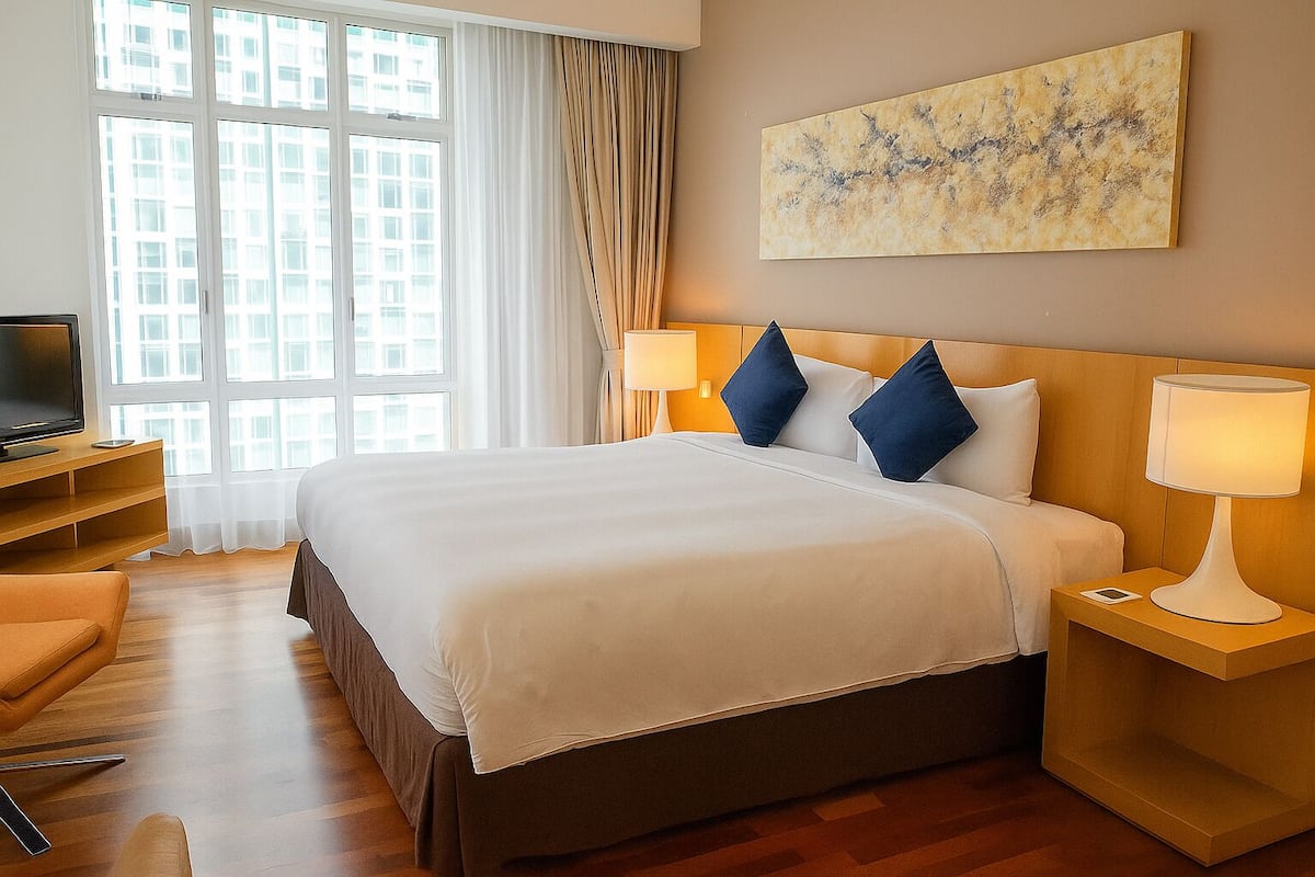 1 bedroom, premium bedding, in-room safe, desk