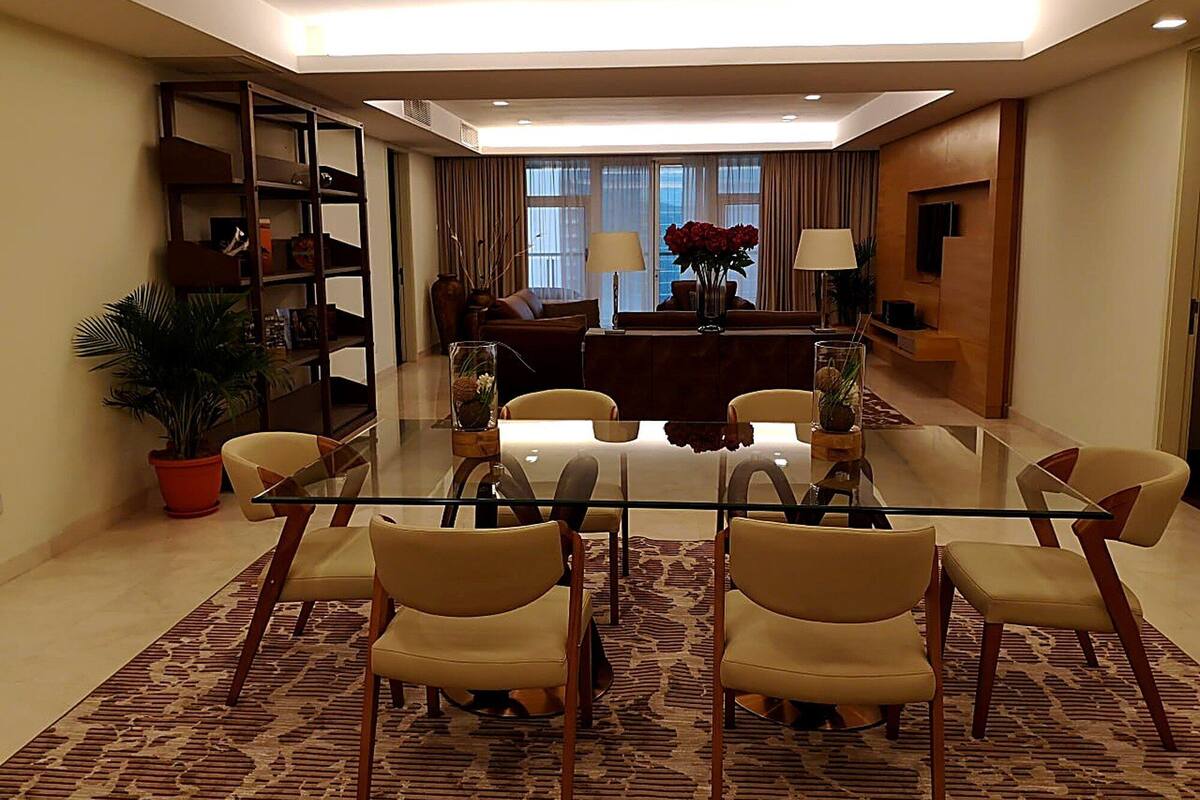 Penthouse Three-Bedroom | Premium bedding, pillowtop beds, in-room safe, desk