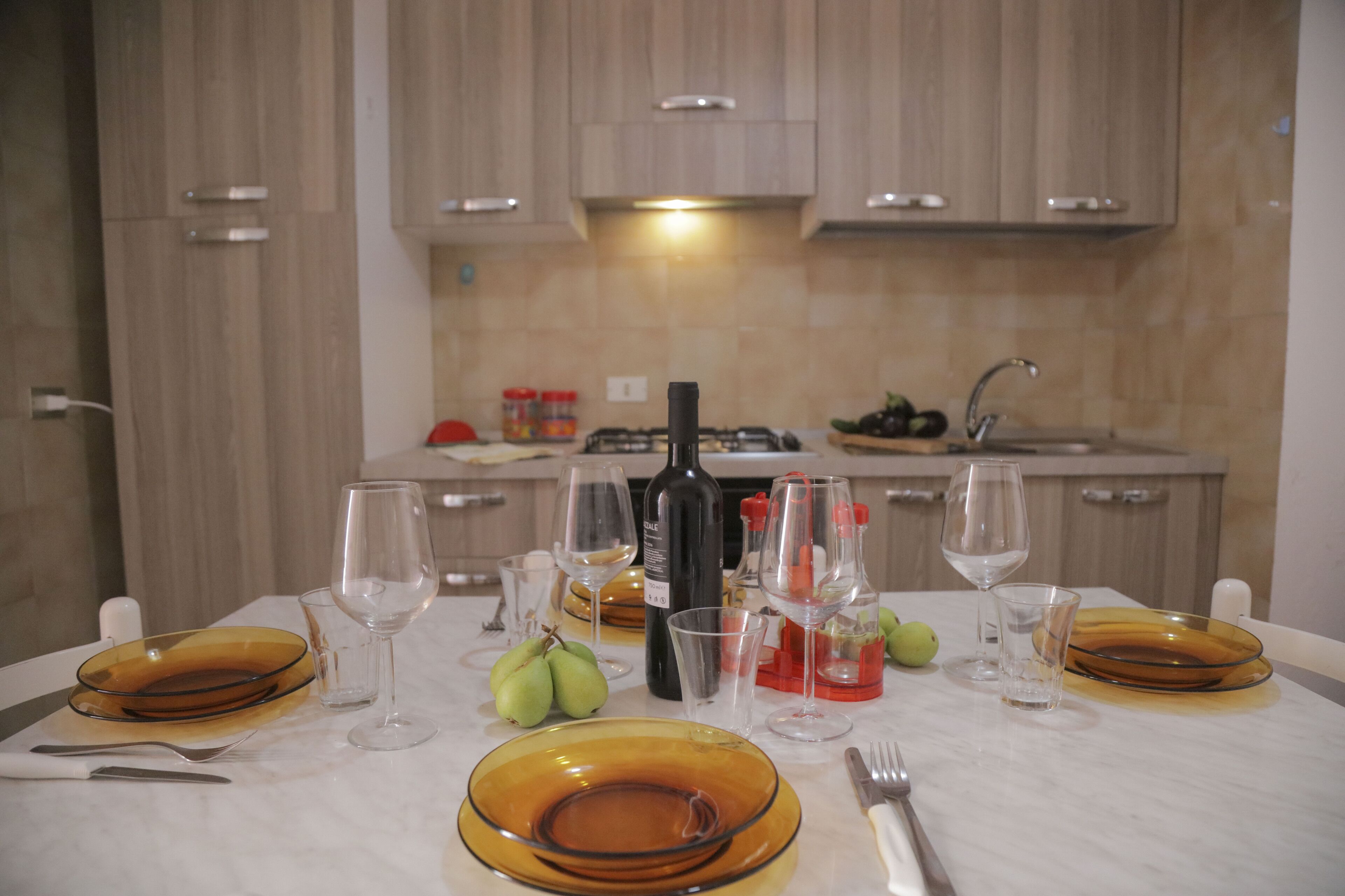 Apartment, 2 Bedrooms | Private kitchen | Full-sized fridge, oven, stovetop, electric kettle