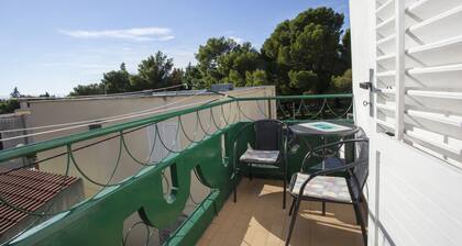 Two beautiful rooms with connected balcony overlooking the sea with mini kitchen