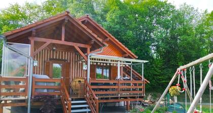 Atypical chalet with covered terrace