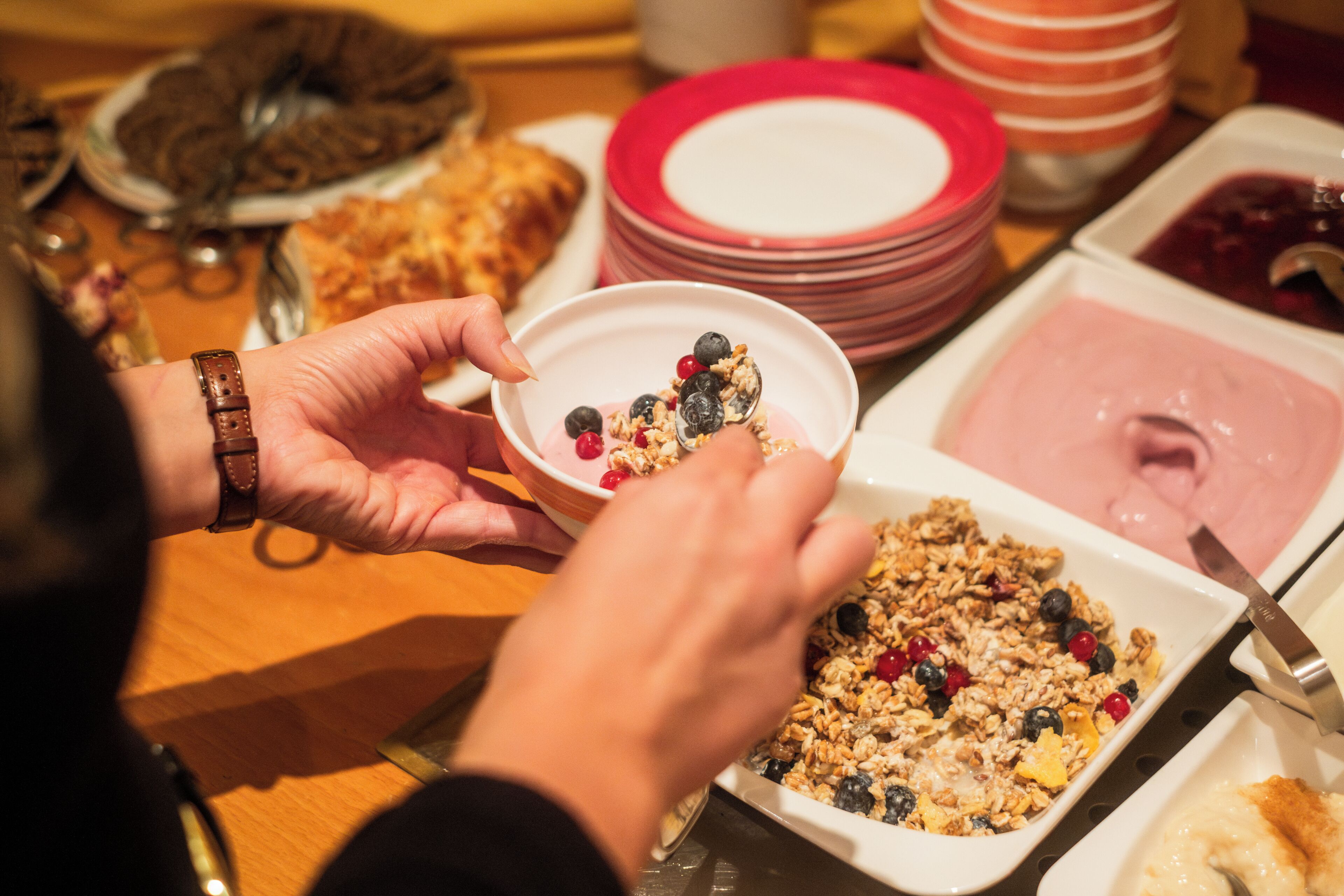 Breakfast buffet