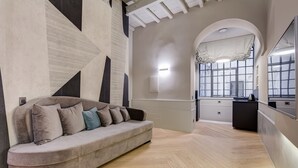 Apartment, 1 Bedroom | Living area - Charming and new apartment near Piazza di Spagna (Rome)
