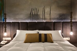Quarto casal superior | Frigobar, Wi-Fi de cortesia, roupa de cama