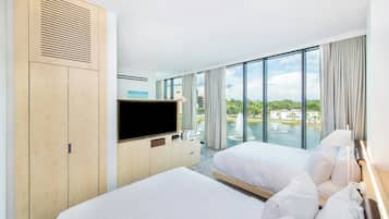 Room, 2 Queen Beds, Lake View | In-room safe, desk, iron/ironing board, WiFi (free)
