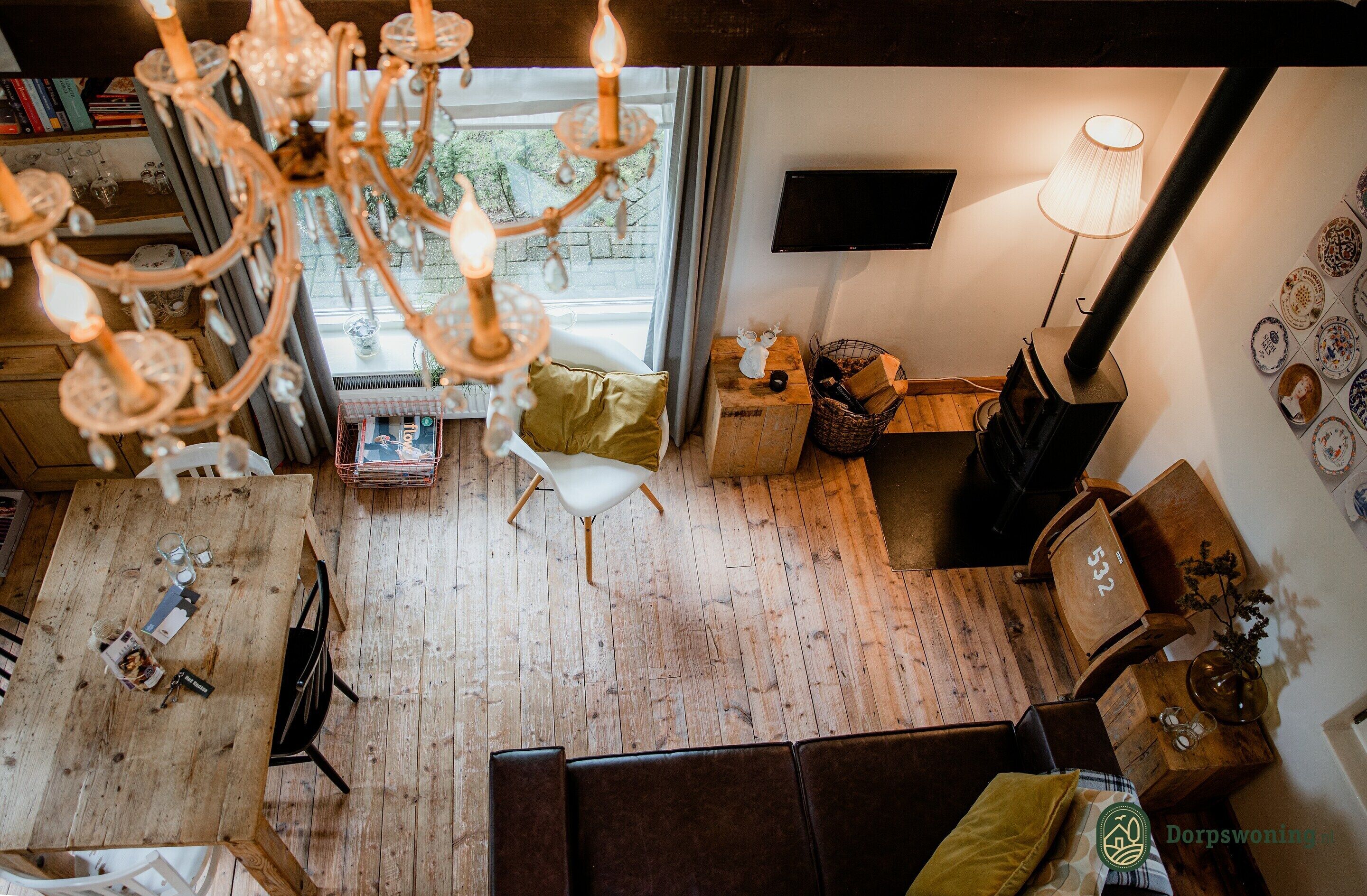 Ferienhaus | Wohnzimmer | Kamin