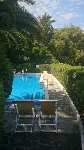 Seasonal outdoor pool