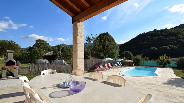 Villa | Balcony - Luxurious Villa in Thueyts With Private Pool (Thueyts)
